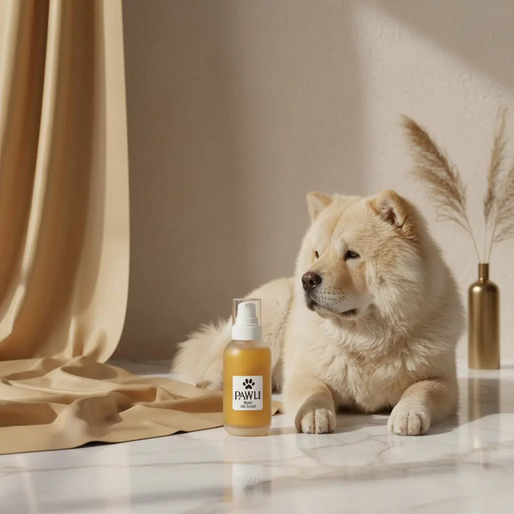 Shampoing canin long pelage Pawli - démêlant et brillance - 100 ml
