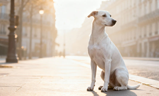 chien pawli face a la polution urbaine